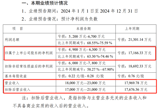 川大智胜可能被实施退市风险警示，预计2024年归母净利润为负值图2