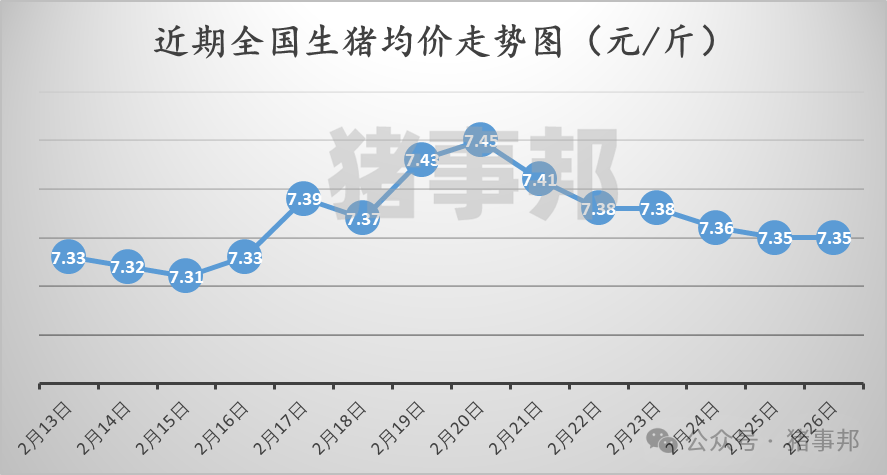 2月26日猪价汇总（继续博弈，均价微调！）图3
