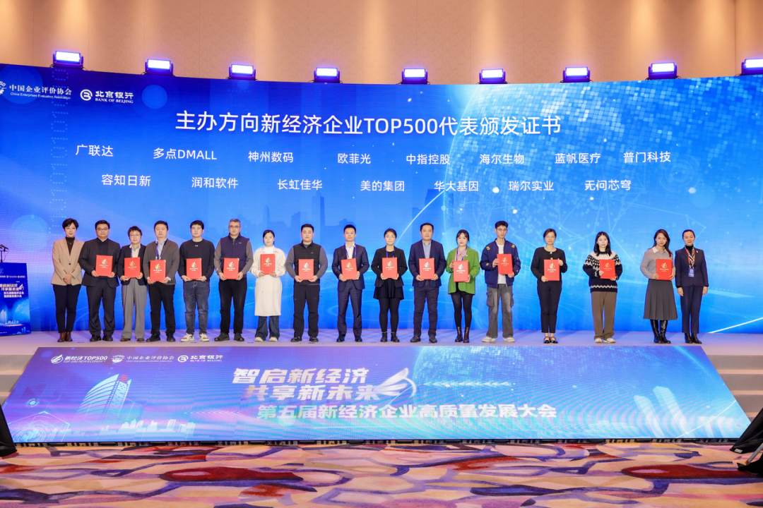 步步登高！长虹佳华荣登 “新经济企业潜力榜”图1